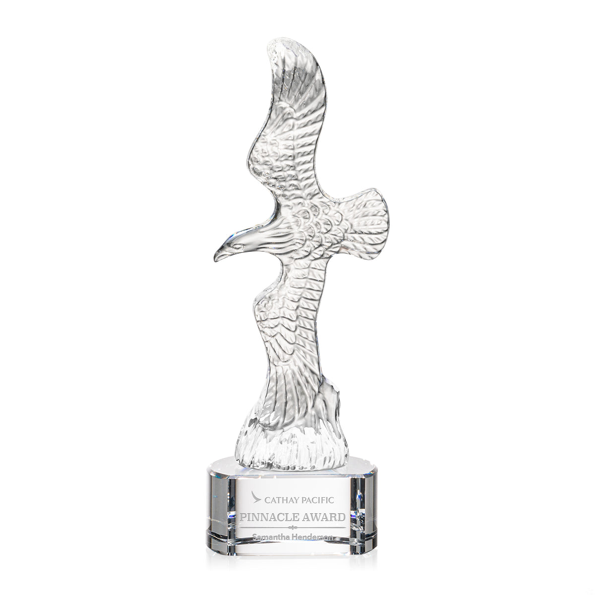Staffordshire Eagle on Paragon Base - Clear