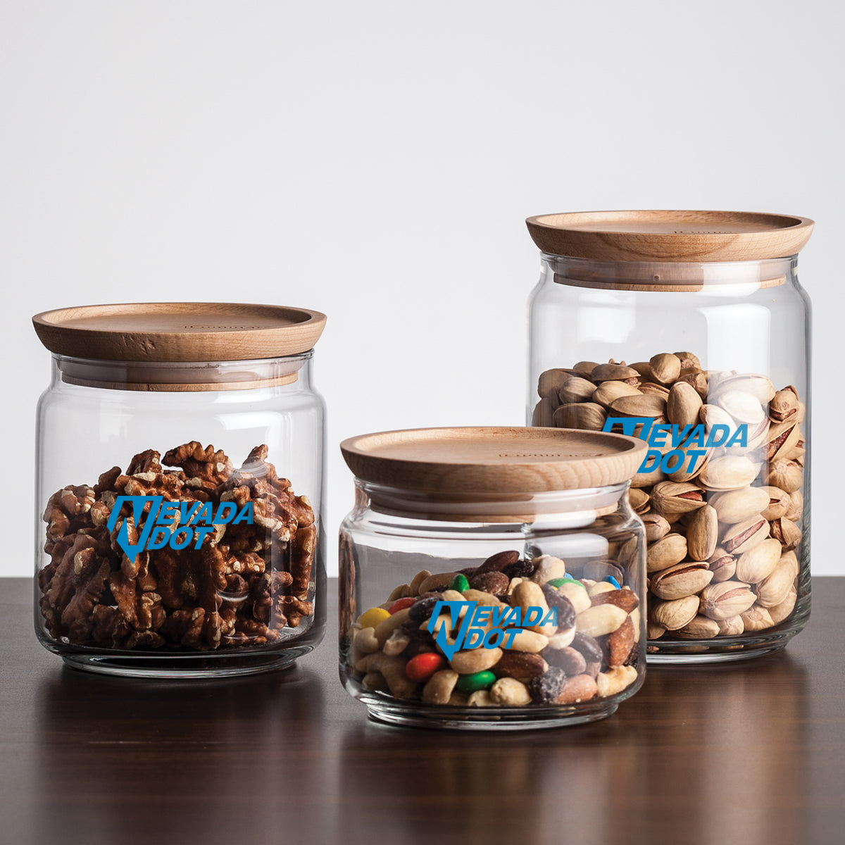 Finch Jar with Wooden Lid