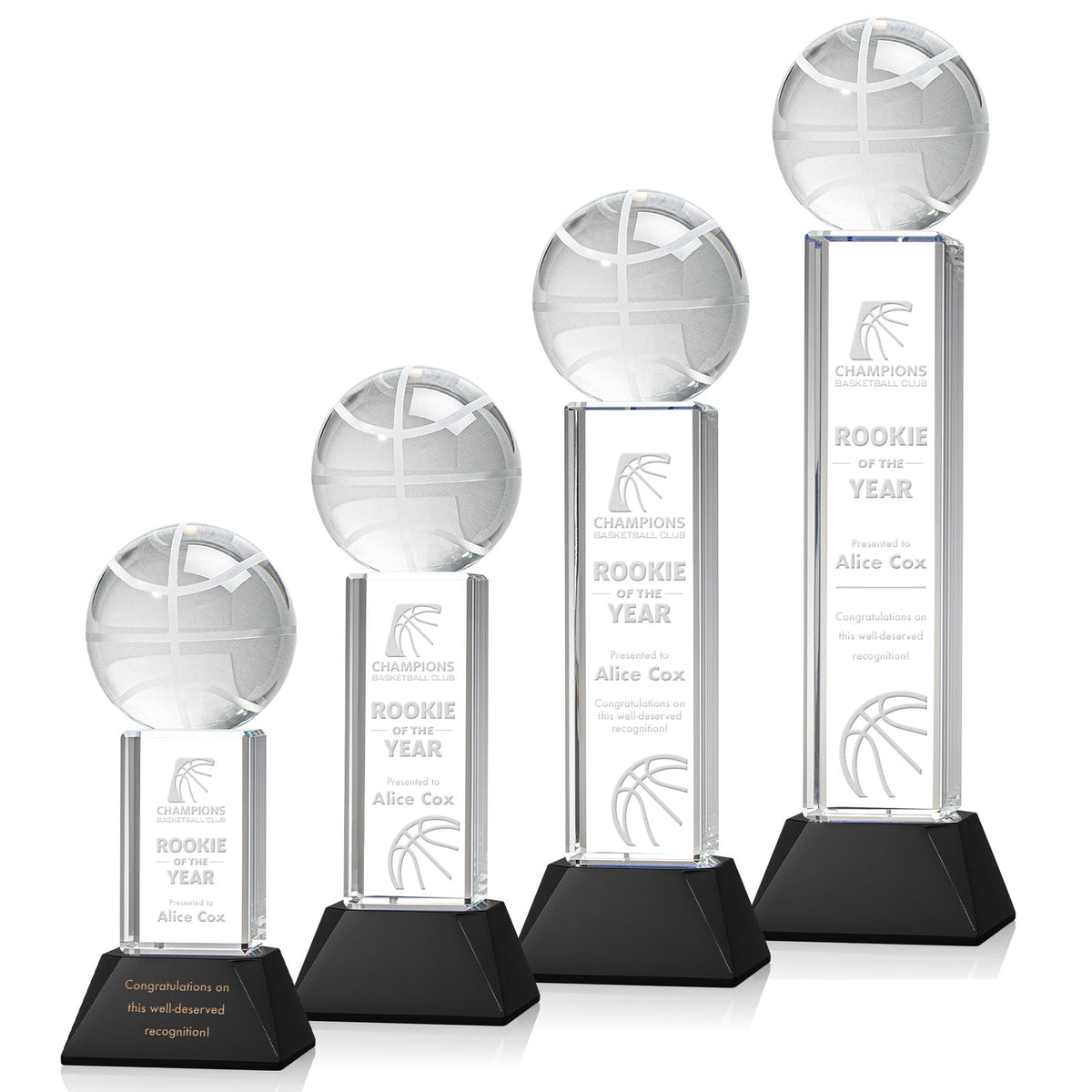 Basketball Award on Stowe Base