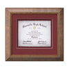 Lazio Artisan Paper Certificate Framed Award