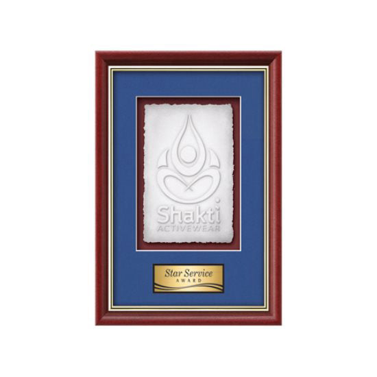 Baron Cast Paper Framed Award