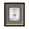 Omni Artisan Paper Certificate Framed Award
