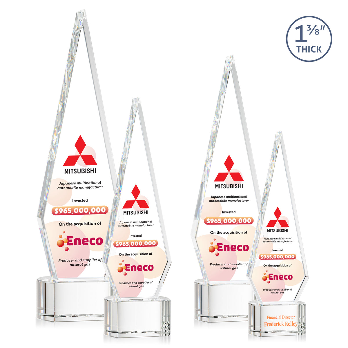 Springfield VividPrint™ Award on Paragon Base