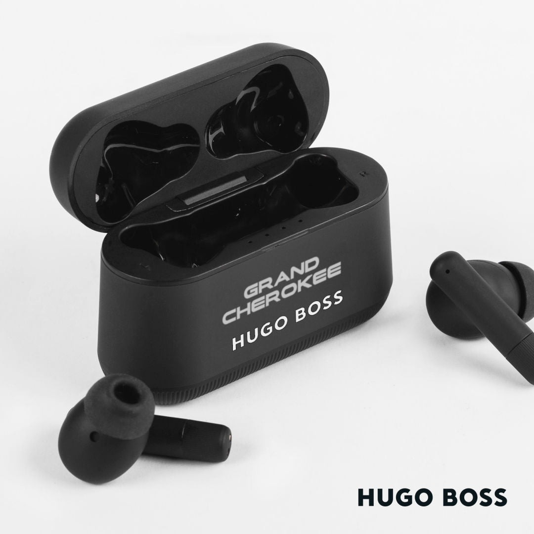 Hugo Boss Gear Matrix Wireless Earphones – Black