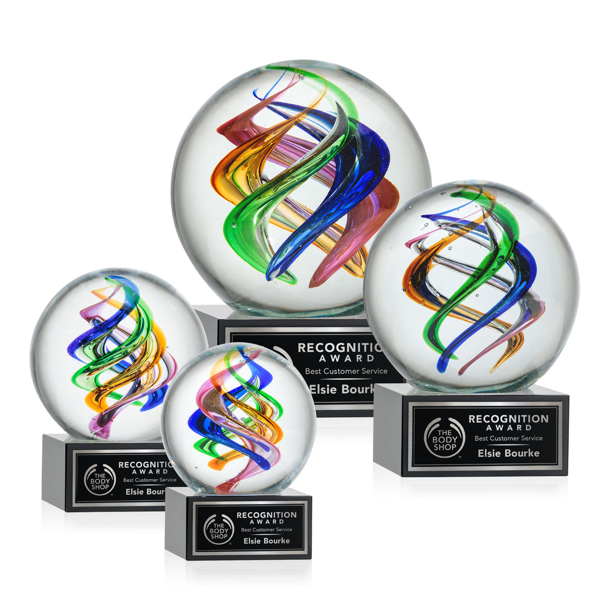 Galileo Award on Hancock Base - Black
