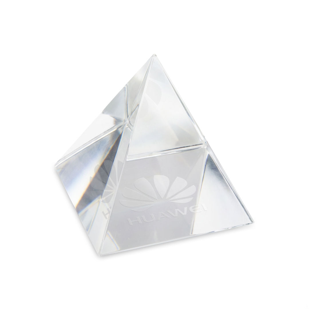 Optical Pyramid Award – 2" x 2.375" x 2"