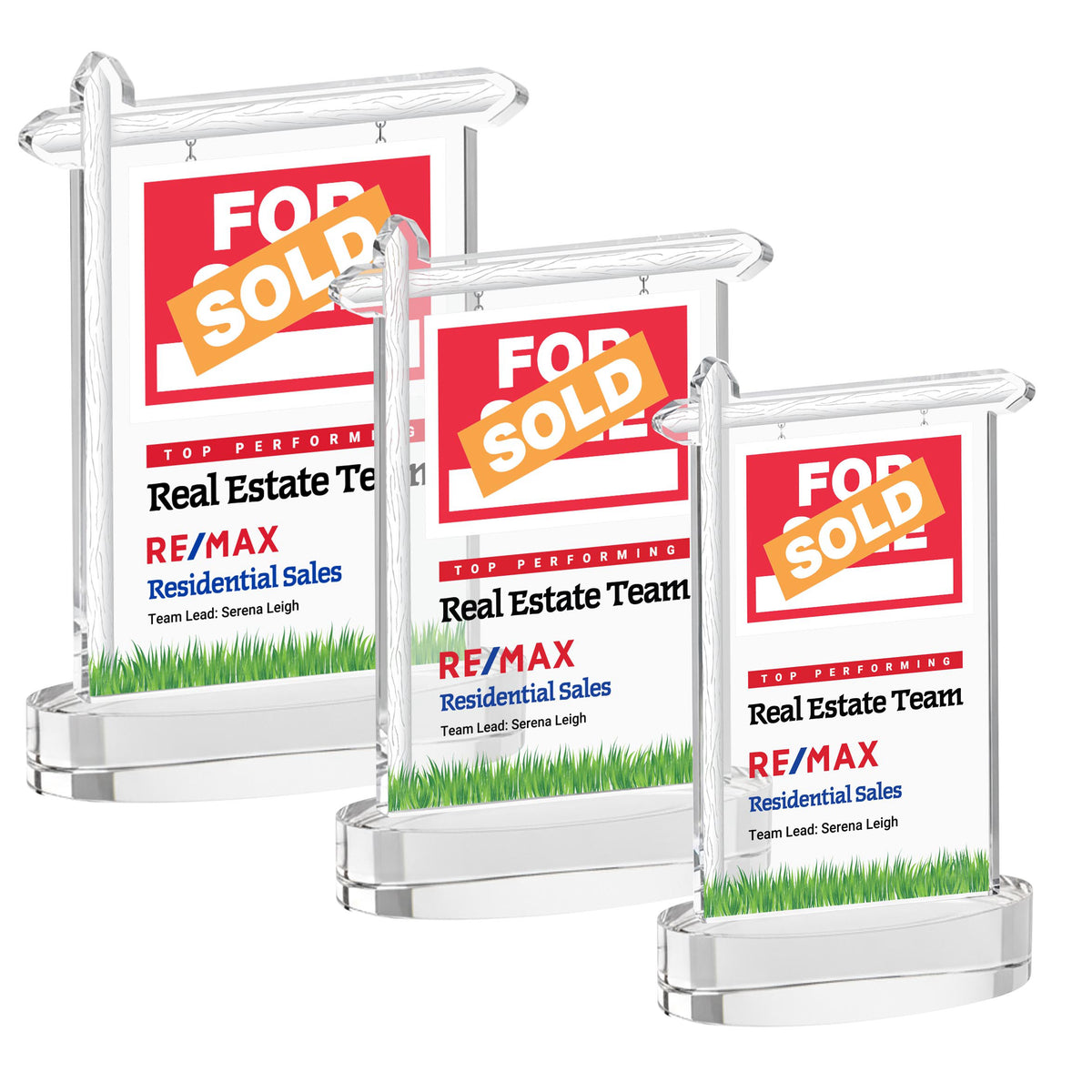 Real Estate VividPrint™ Award on Alberton Base