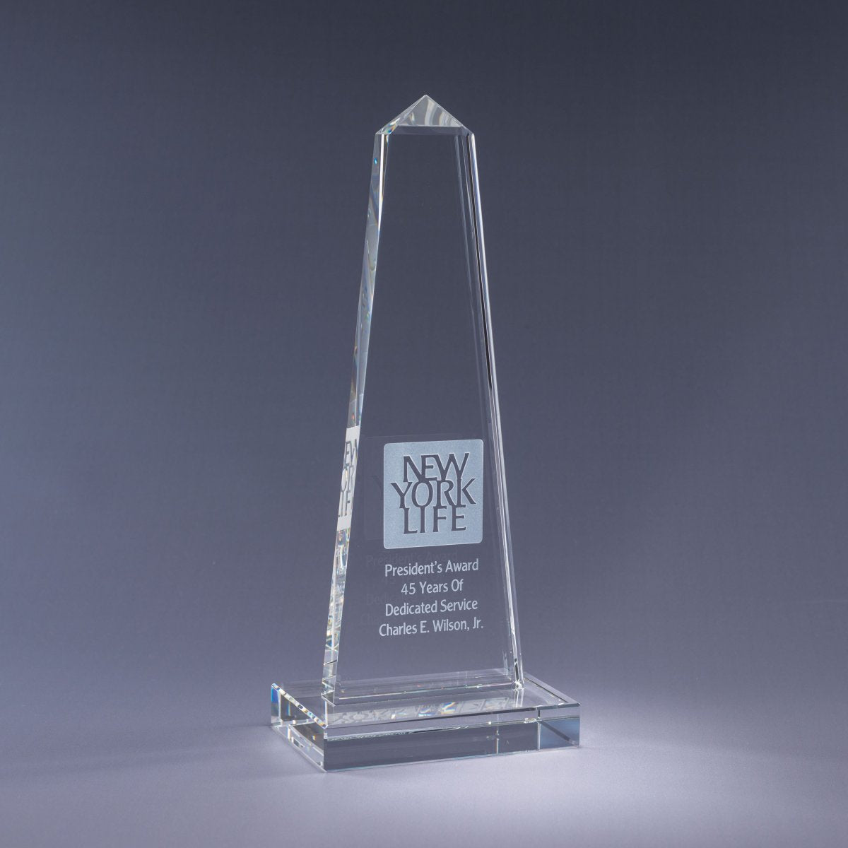 Optic Crystal Obelisk from EtchedWorks