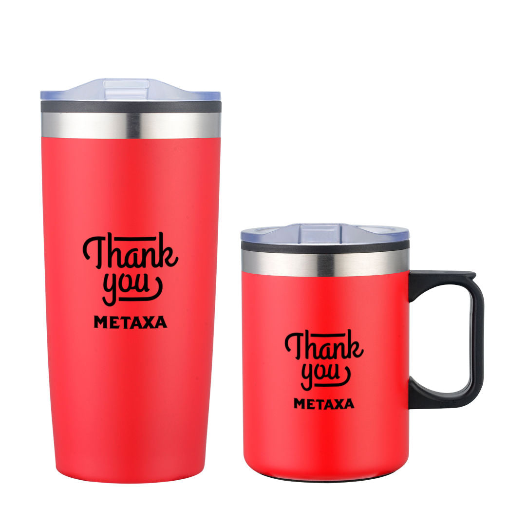 Lou Asador Mug & Tumbler Gift Set — Red — G133-132-RD
