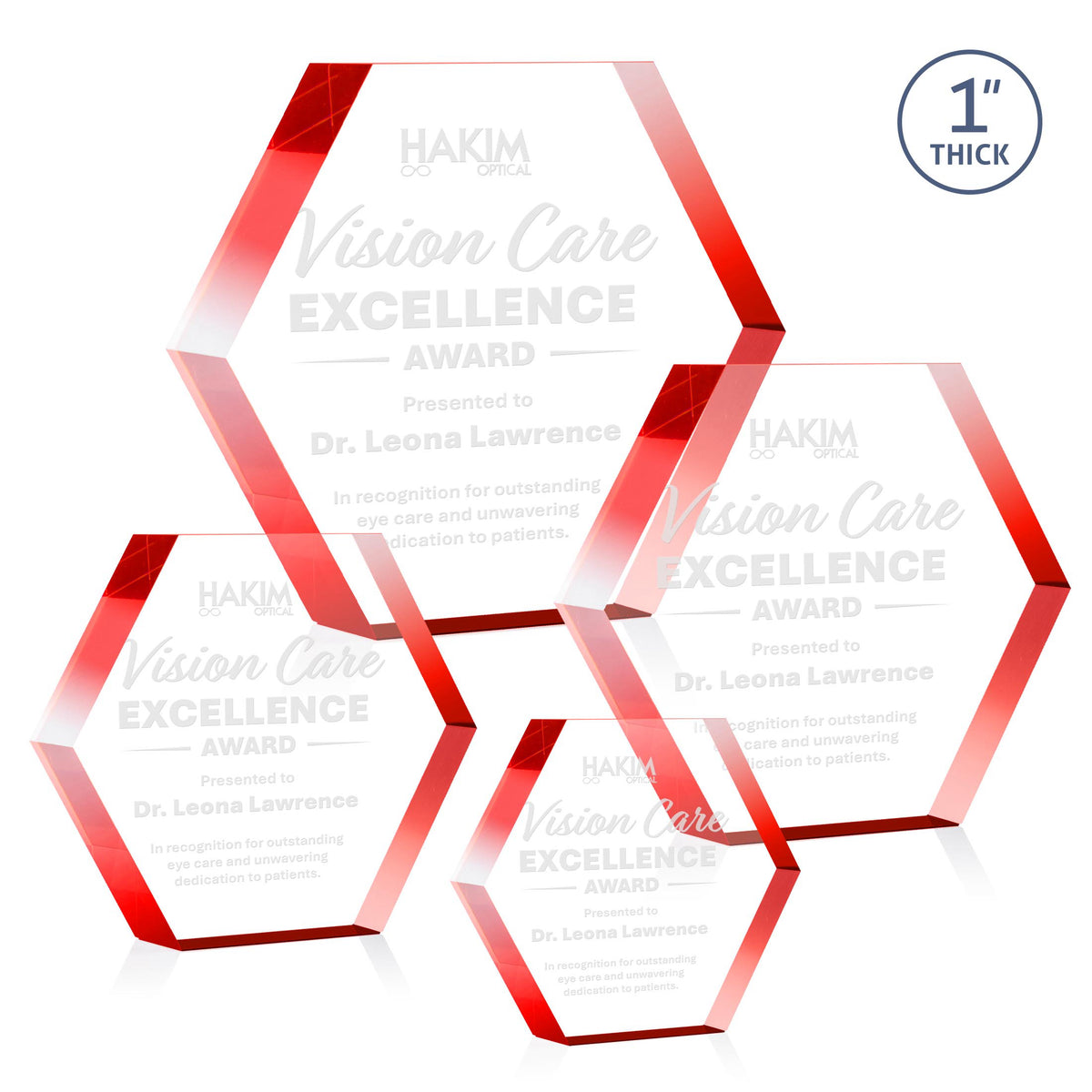 Markville Hexagon Award - Red