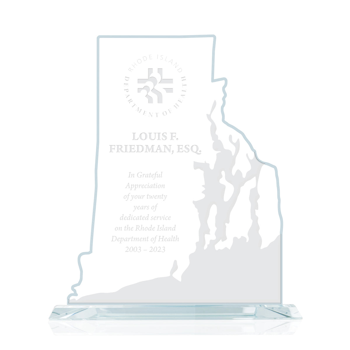 State Map Award -  Rhode Island
