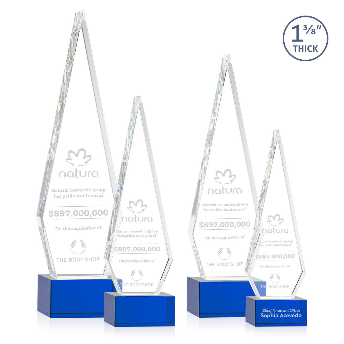 Springfield Award on Hancock Base - Blue