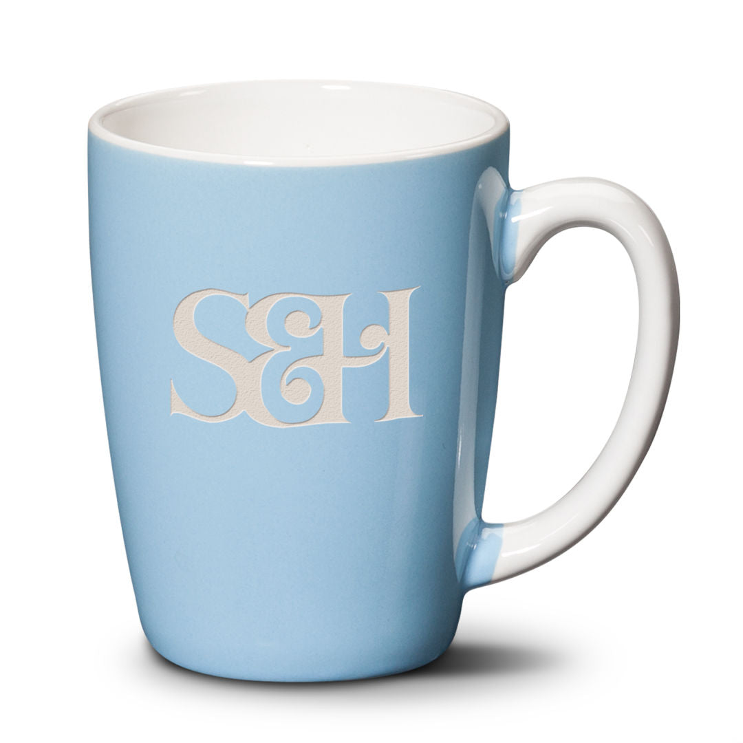 Camelot Mug - 13oz — Powder Blue — Deep Etch — MUG6421-PB