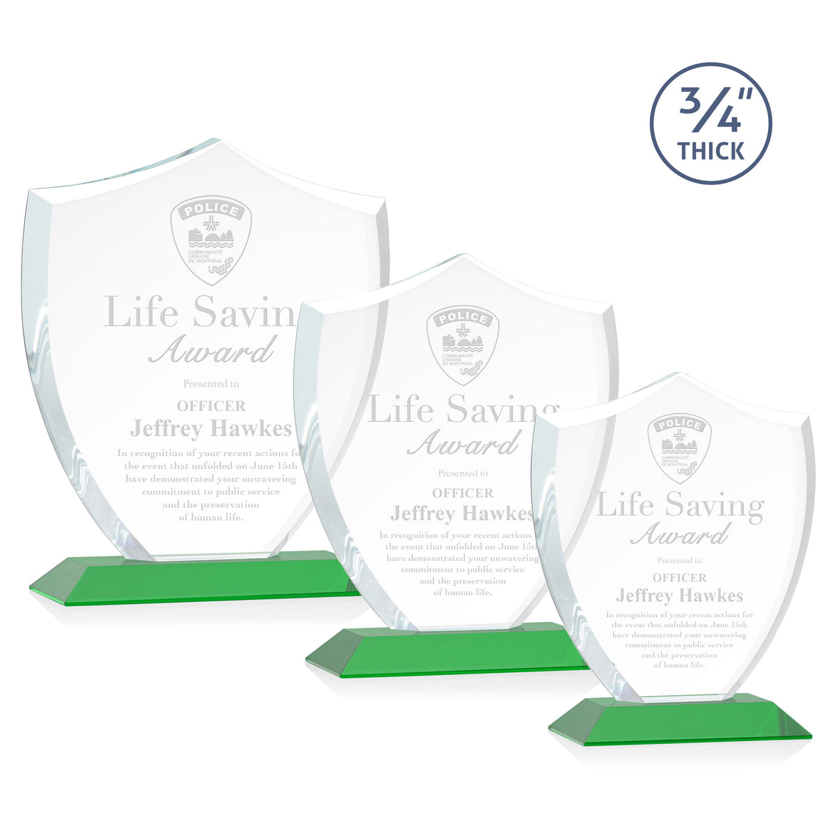 Scudo Shield Award - Green