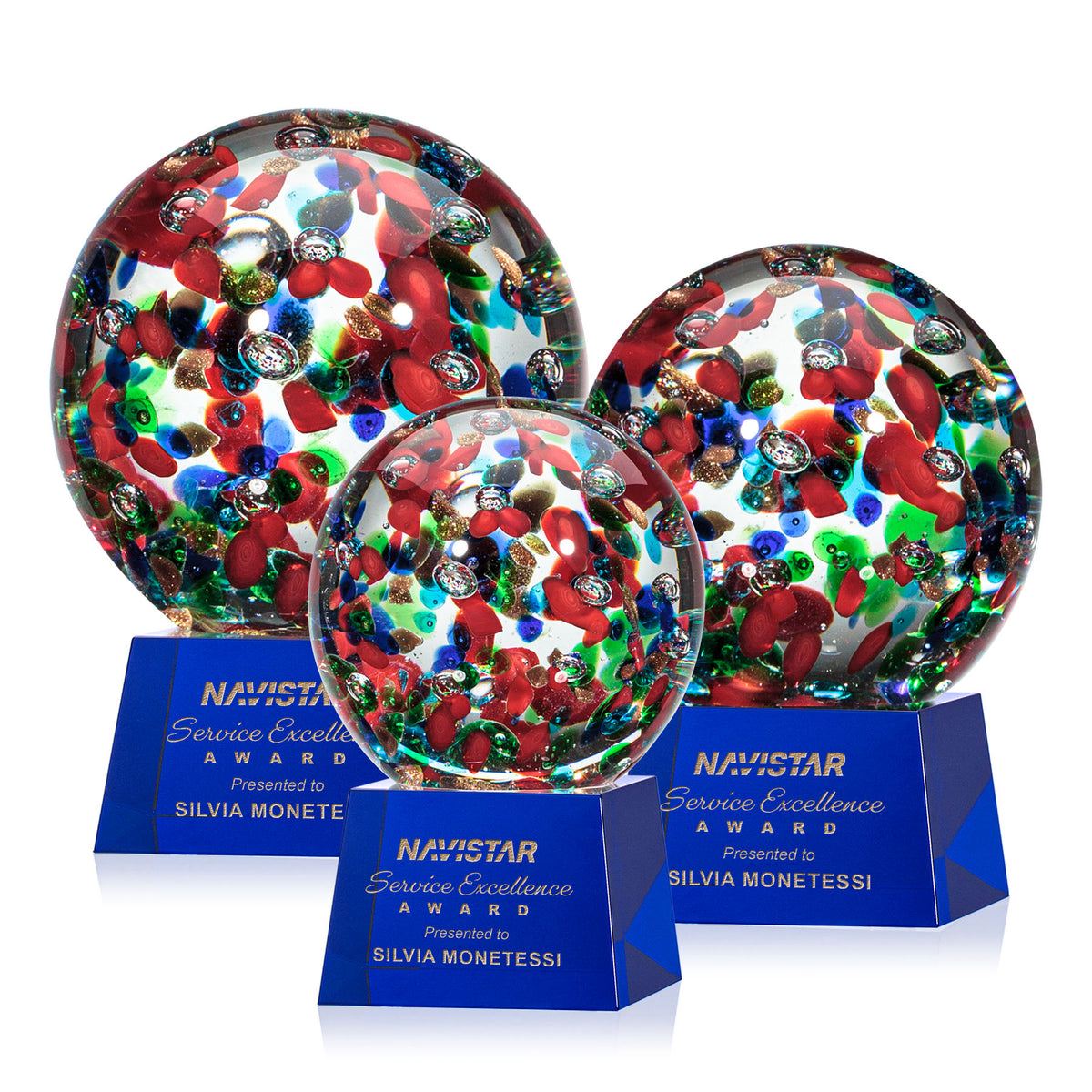 Fantasia Award on Robson Base - Blue