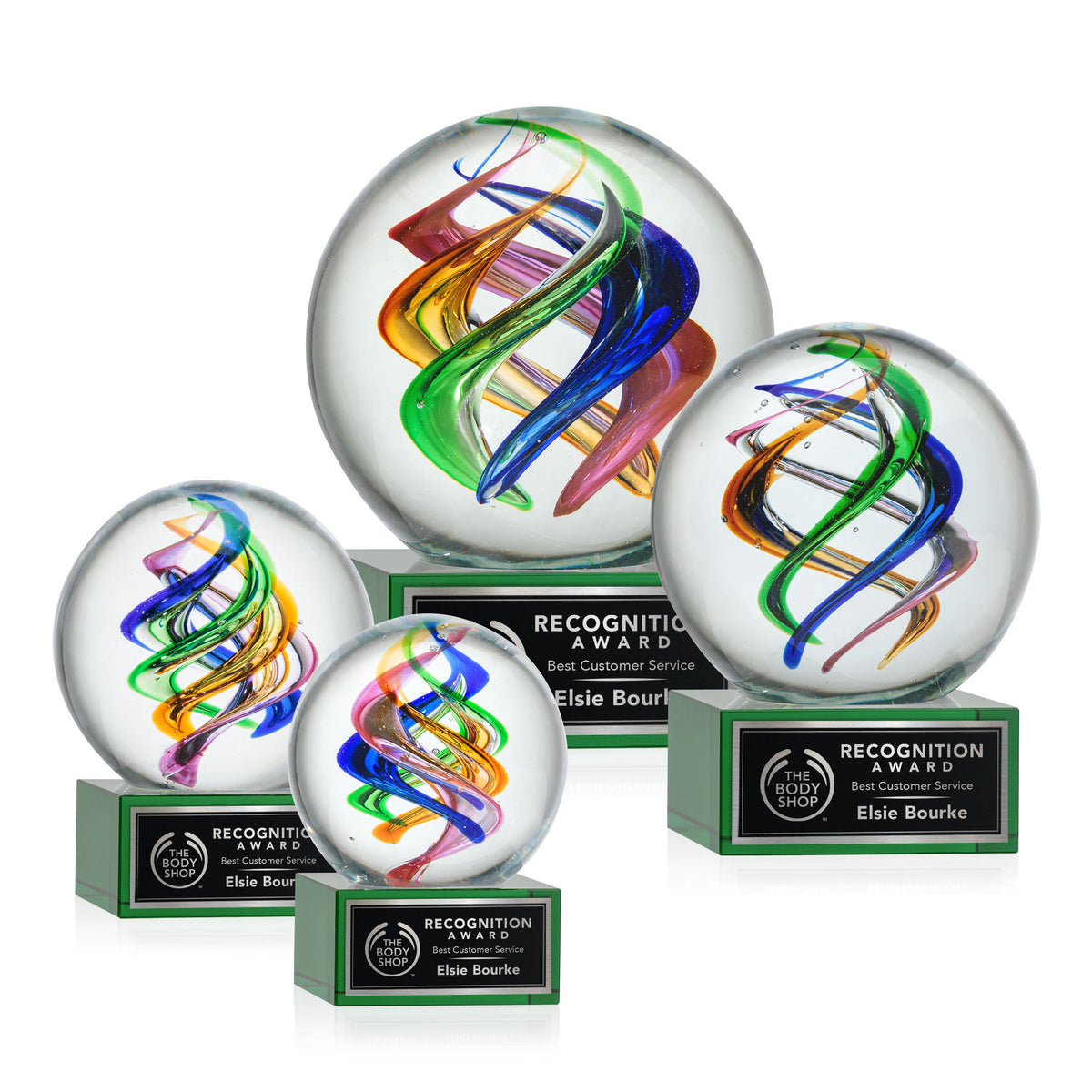 Galileo Award on Hancock Base - Green