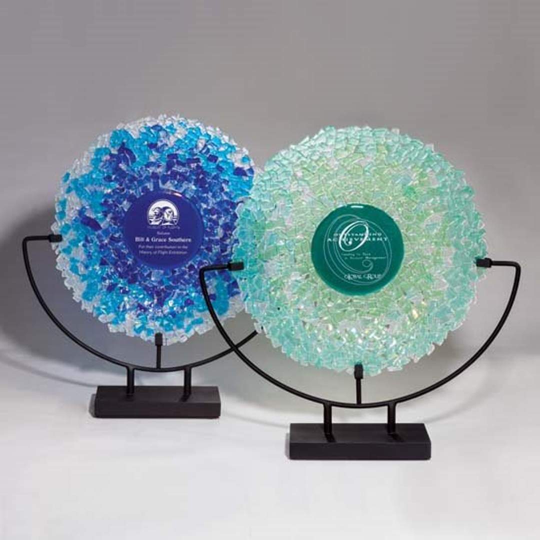 Solstice Glass Shard Award Plate