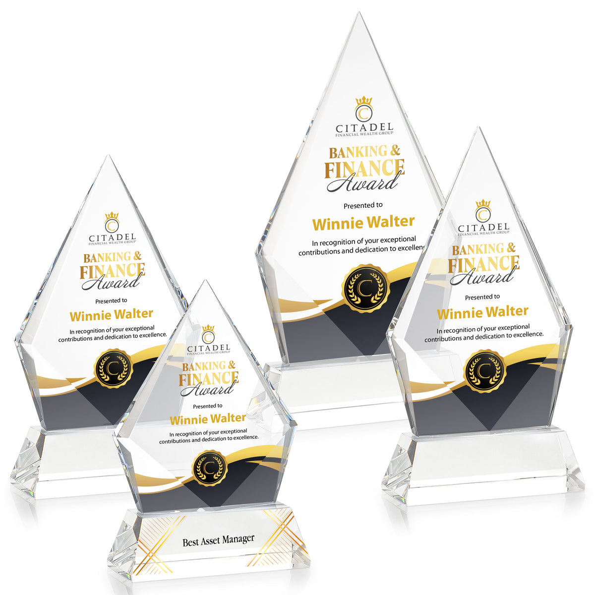 Shelton VividPrint™ Award on Newhaven Base