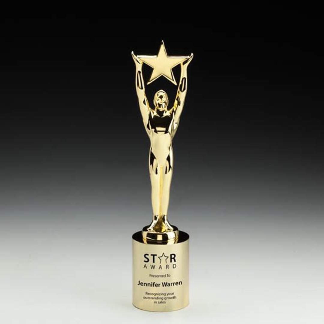 Star Achievement Award on Cylinder