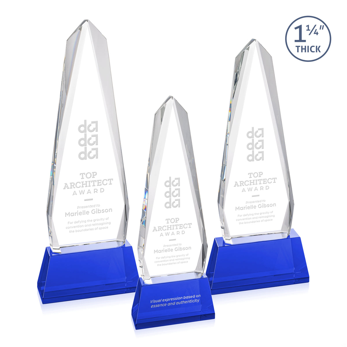 Cheswick Award on Entwhistle Base - Blue