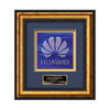 Grazia Stained Glass Framed Award