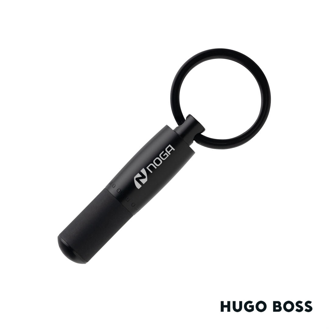 Hugo Boss® Gear Matrix Key Ring – Black
