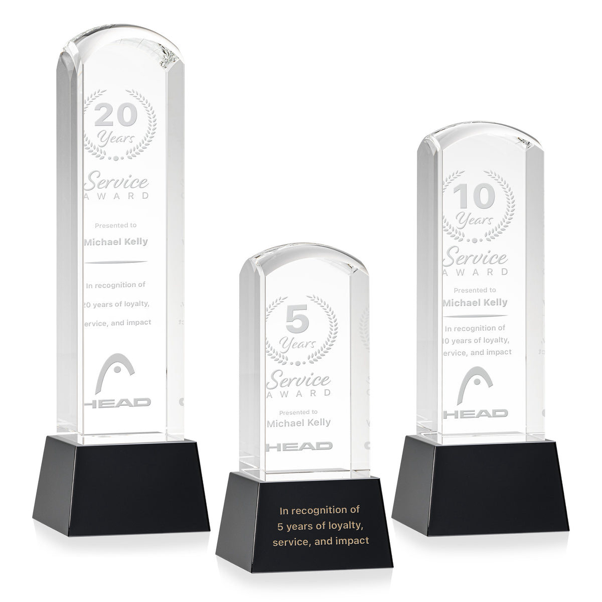 Silkwood Award on Base - Black