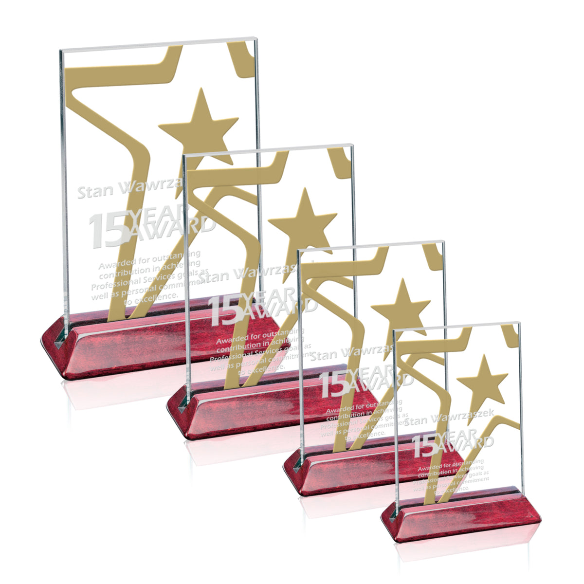 Renfrew Vertical Award - Starfire/Rosewood