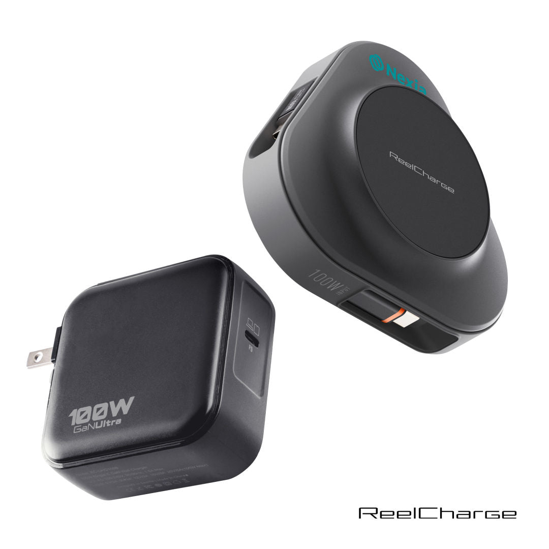 ReelCharge 3-in-1 Compatible Power Station Set – Black