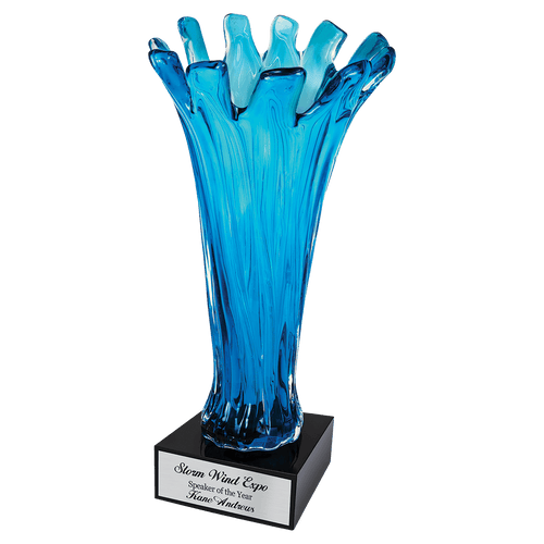 Blue Cup Art Glass