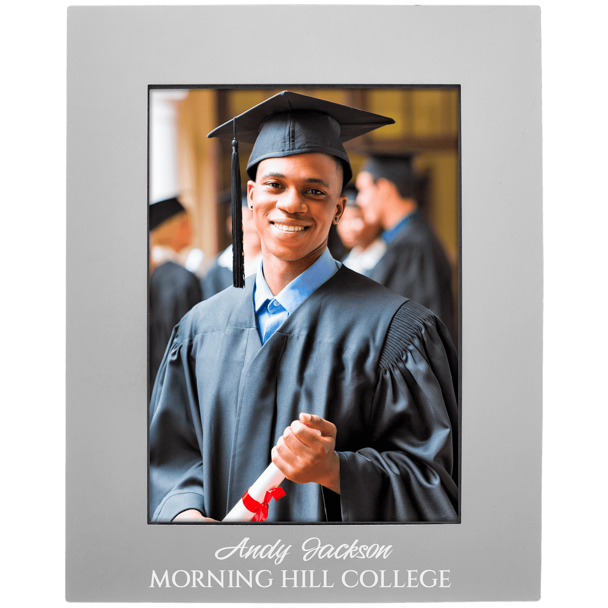 Gray Anodized Aluminum Photo Frame 5" x 7"
