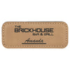 3 1/4" x 1 1/4" Personalized Leatherette Badge with Magnet