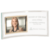 Jade Glass Crescent Picture Frame — Photo Size