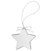 Clear Glass Ornaments — Round, Oval and Star