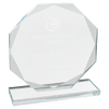 6 1/2" Octagon Glass Award