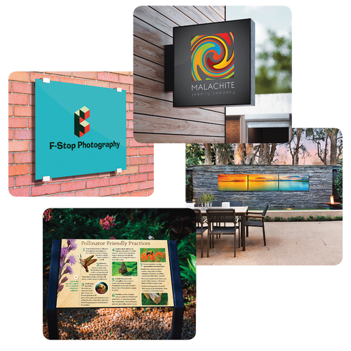 6" x 12" ChromaLuxe Outdoor Aluminum Panel