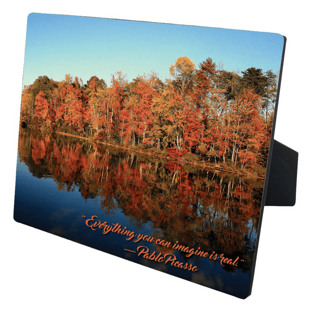 8" X 10" ChromaLuxe Flat Top Photo Panel with Easel