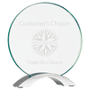 Cosmic Glass Award with Silver Base — Shape and Size