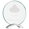 Cosmic Glass Award with Silver Base — Shape and Size