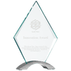 Cosmic Glass Award with Silver Base — Shape and Size