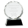 5" Round Facet Crystal on Pedestal Base
