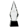 9 1/2" Obelisk Facet Crystal on Pedestal Base