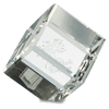 Beveled Optic Crystal Cube — Six Sizes