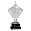 Crystal Cup on Black Pedestal Base
