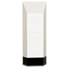 Clear Crystal Self-Standing Rectangle on Black Base