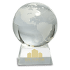 5 1/2" Crystal Globe on Base
