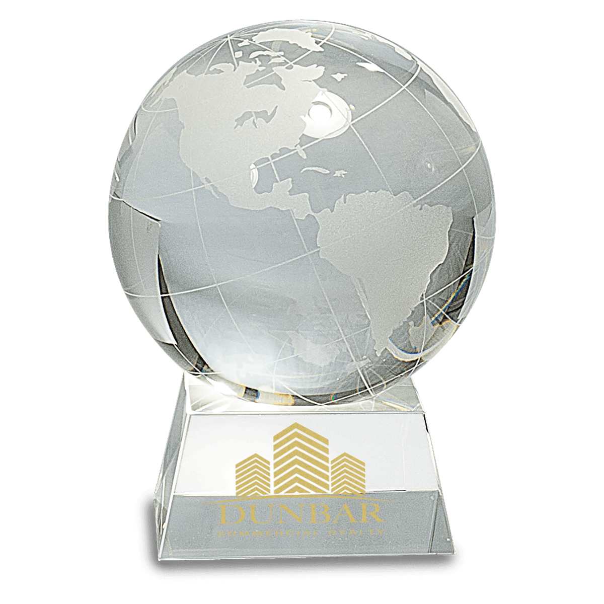 5 1/2" Crystal Globe on Base