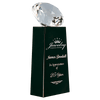 7 3/4" Crystal Diamond on Crystal Pedestal