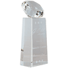 7 3/4" Crystal Diamond on Crystal Pedestal