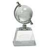 6" Crystal Spinning Globe on Base
